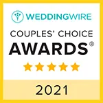 WeddingWire Couples' Choice Award Winner 2021